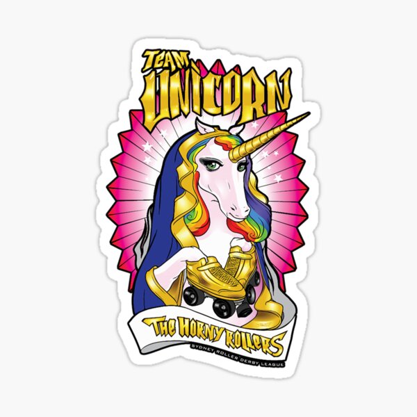 Team Unicorn: The Horny Rollers logo